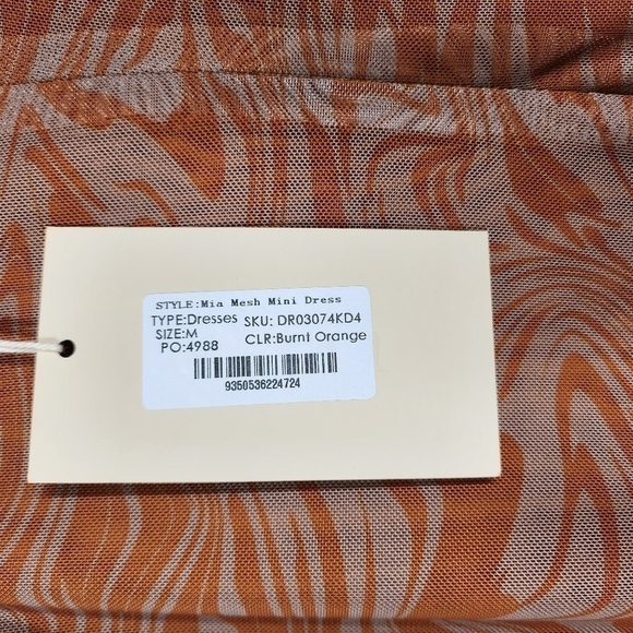 MESHKI MIA MESH MINI DRESS - Picture 6 of 9